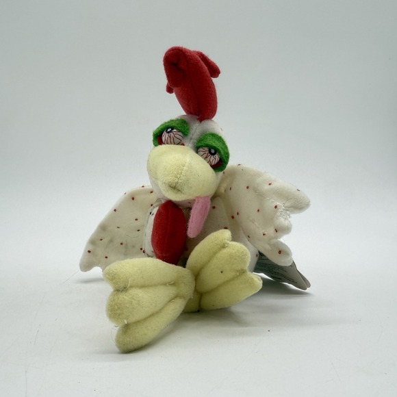Meanies Series 2 Chicken Pox NWT Vintage‎ Plush 1998 Collectible - Picture 1 of 7